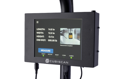 Bildschirm des CubiScan 75 pro