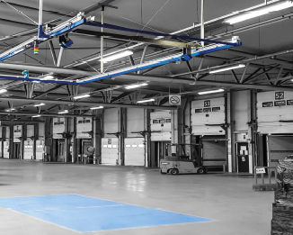 APACHE portal p8 in einer Halle