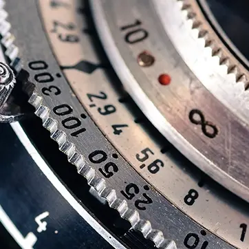 Messschieber mit verschiedenen Zahlen