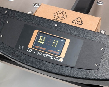 Der Bildschirm von CubiScan 150